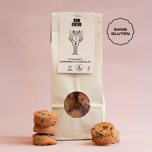 Croquants Sarrasin & Pépites de Chocolat 150G