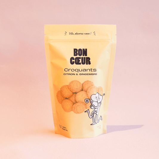 Croquants Citron & Gingembre – Végétal 150g