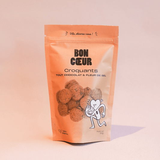 Croquants Tout Chocolat & Fleur de Sel – Végétal 150g