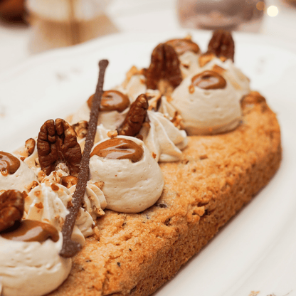 COOKIE Bûche “Praliné Pécan” – Végétal