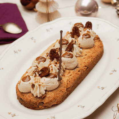 COOKIE Bûche “Praliné Pécan” – Végétal